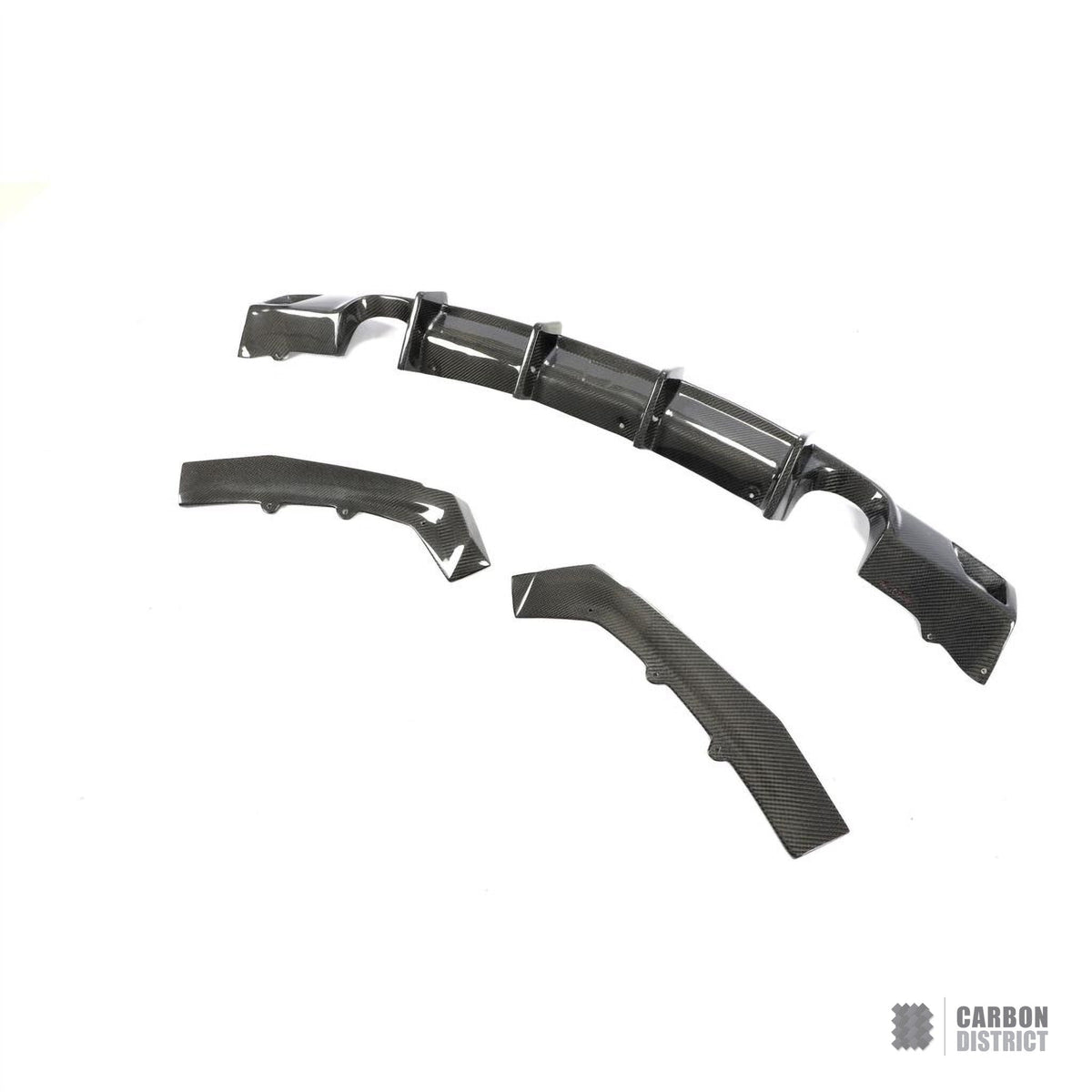 BMW 3 Series (F30/F35) carbon fibre rear diffuser (V2) — view 5