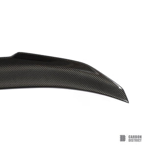 BMW 3 Series (G20) carbon fibre spoiler (PSM Ducktail) — made to order in genuine carbon fibre