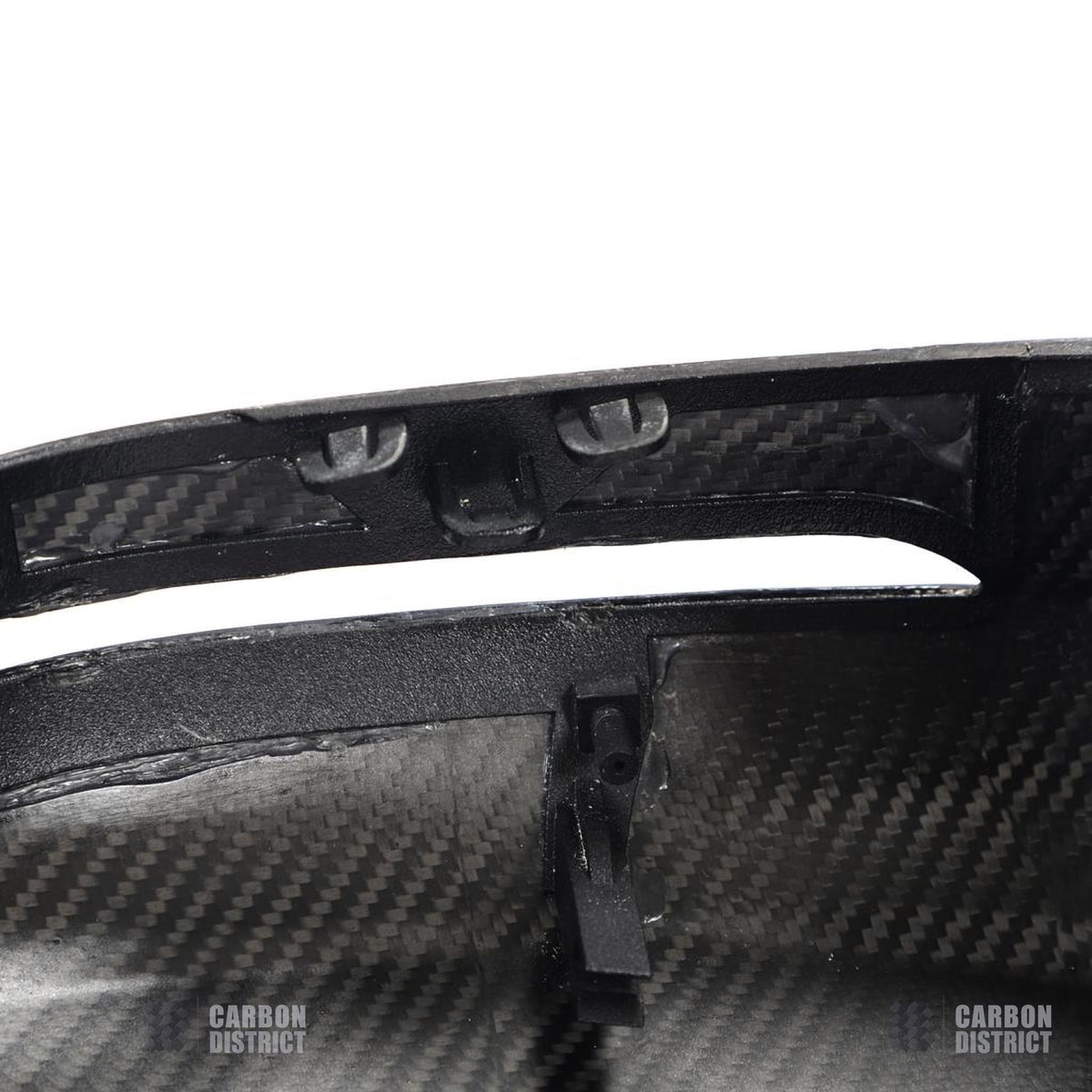 BMW 3 Series (G20) dry carbon fibre mirror caps (LHD, full replacement, V2) — UV-stable gloss finish