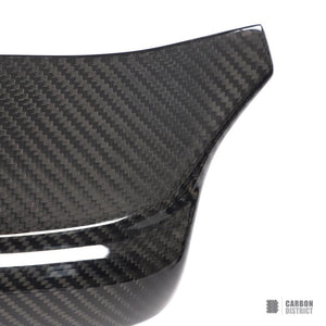 BMW 3 Series (G20) dry carbon fibre mirror caps (LHD, full replacement, V2) — fits 2019-2026
