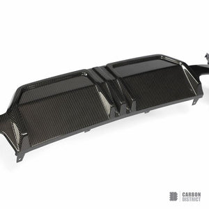 BMW 3 Series (G20/G21 LCI) dry carbon fibre rear diffuser — fits 2022-2026