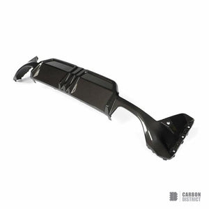 BMW 3 Series (G20/G21 LCI) dry carbon fibre rear diffuser — view 7