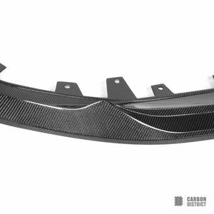 BMW 3 Series (G20/G21 Facelift) carbon fibre front lip — UV-stable gloss finish detail