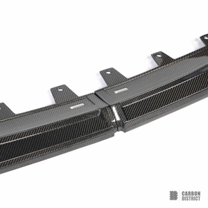 BMW 3 Series (G20/G21 Facelift) carbon fibre front lip — full product view