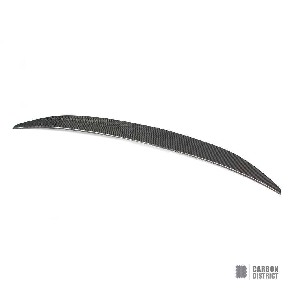 BMW 3 Series (E92) carbon fibre spoiler (Style B) — 3K twill gloss finish