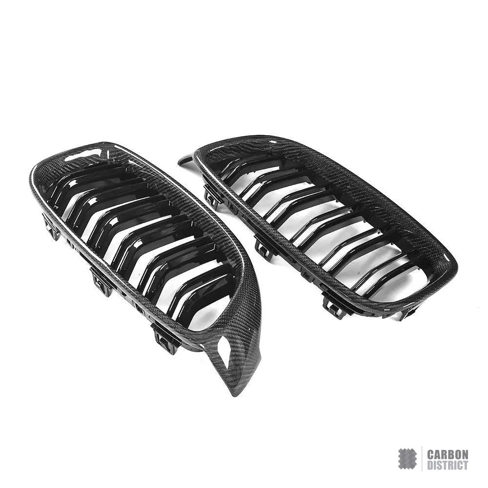 BMW 4 Series (F32/F33/F36) carbon fibre grille (V1) — view 4