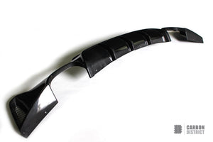 BMW 4 Series (F32/F33/F36) carbon fibre rear diffuser — view 4
