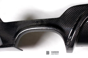 BMW 4 Series (F32/F33/F36) carbon fibre rear diffuser — UV-stable gloss finish