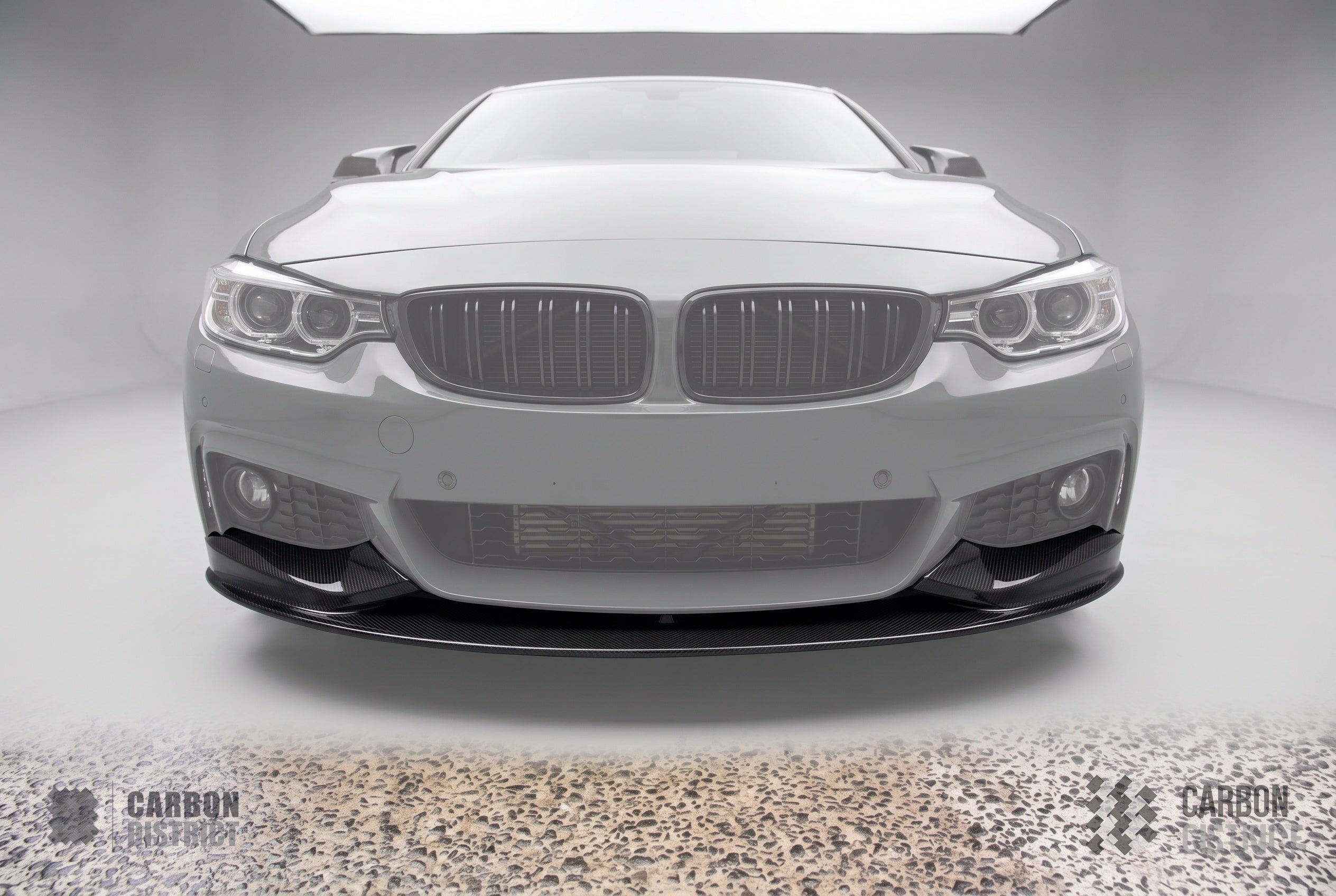BMW 4 Series (F32/F33/F36) carbon fibre front lip (M-Tech) — made to order in genuine carbon fibre
