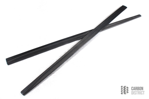 BMW 4 Series (F32/F33/F36) carbon fibre M-Tech side skirts — 3K twill gloss finish