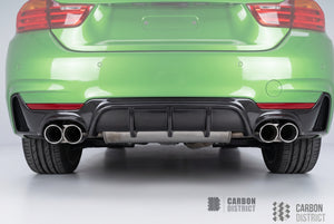 BMW 4 Series (F32/F33/F36) Carbon Fibre Rear Diffuser (Quad Exhaust)