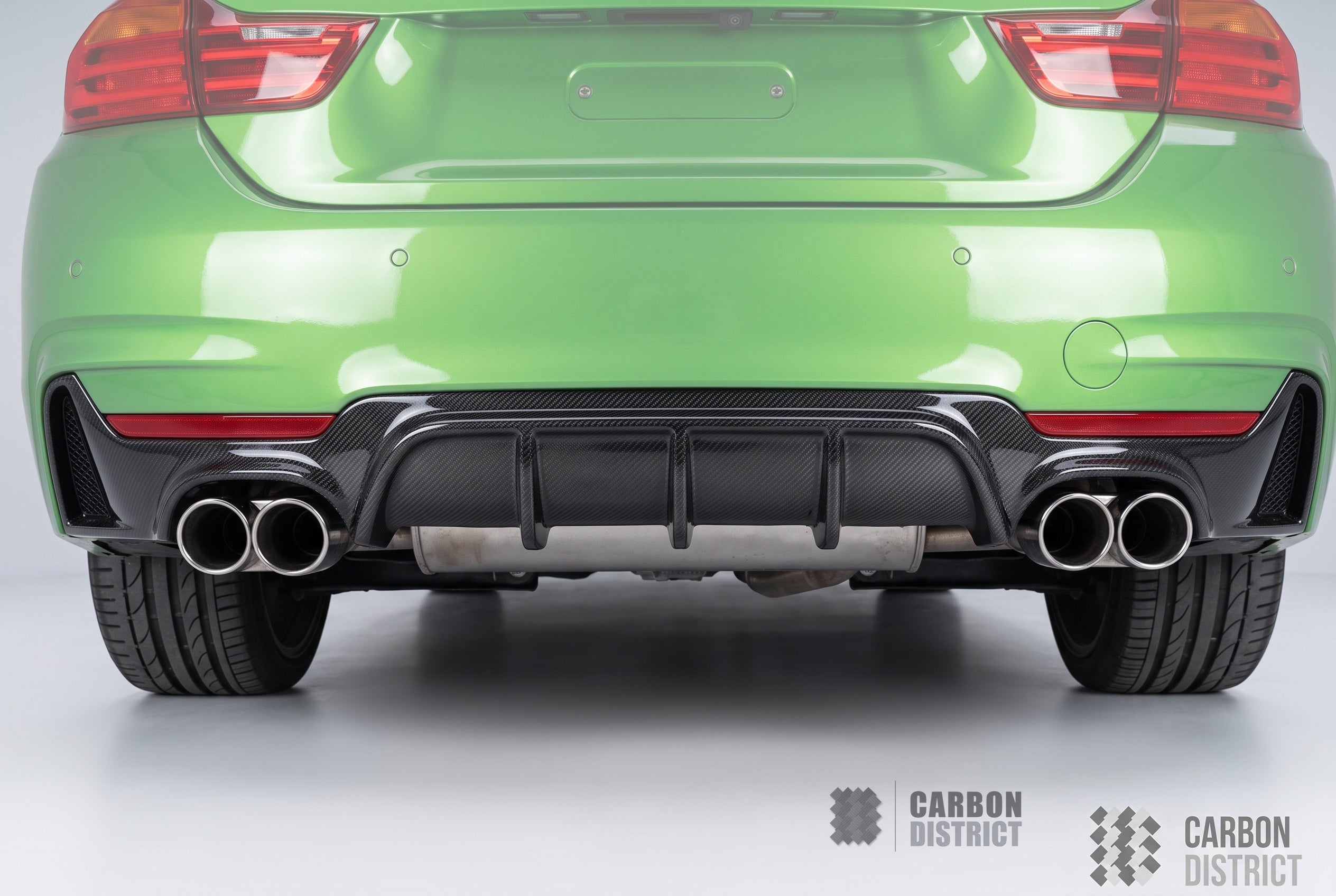 BMW 4 Series (F32/F33/F36) Carbon Fibre Rear Diffuser (Quad Exhaust)
