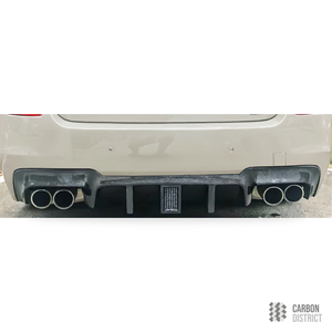 BMW 5 Series (F10) carbon fibre rear diffuser (M Sport) — full product view
