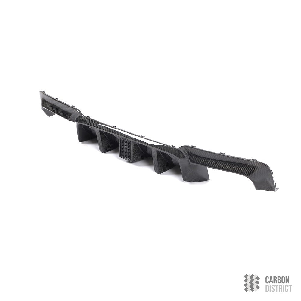 BMW 5 Series (F10) carbon fibre rear diffuser (M-Tech) — fits 2011-2016