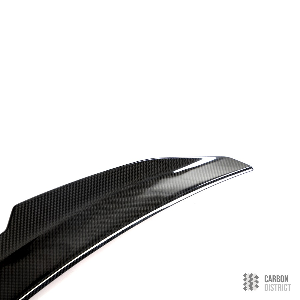 BMW 5 Series (G30) carbon fibre spoiler (V3) — 3K twill gloss finish
