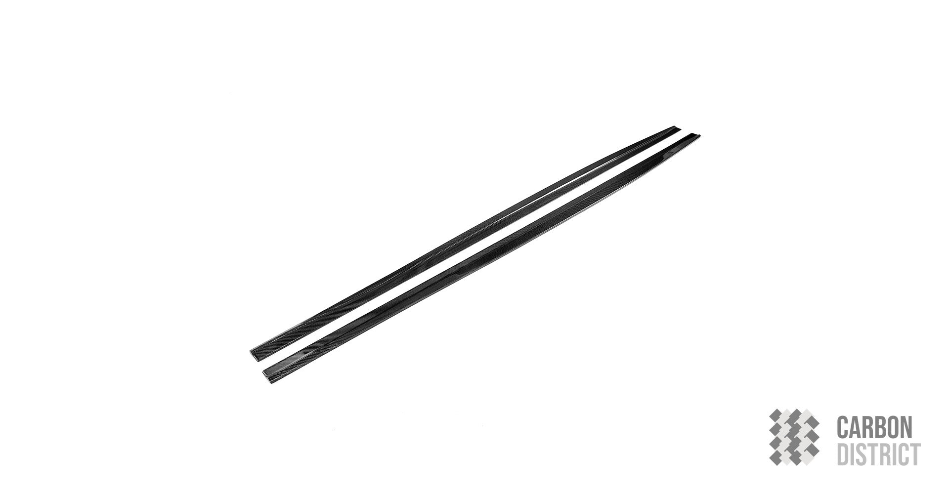 BMW 5 Series (G30) carbon fibre side skirts — made to order in genuine carbon fibre