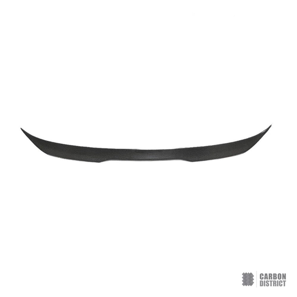 BMW 5 Series (G30) carbon fibre spoiler (V2) — 3K twill gloss finish