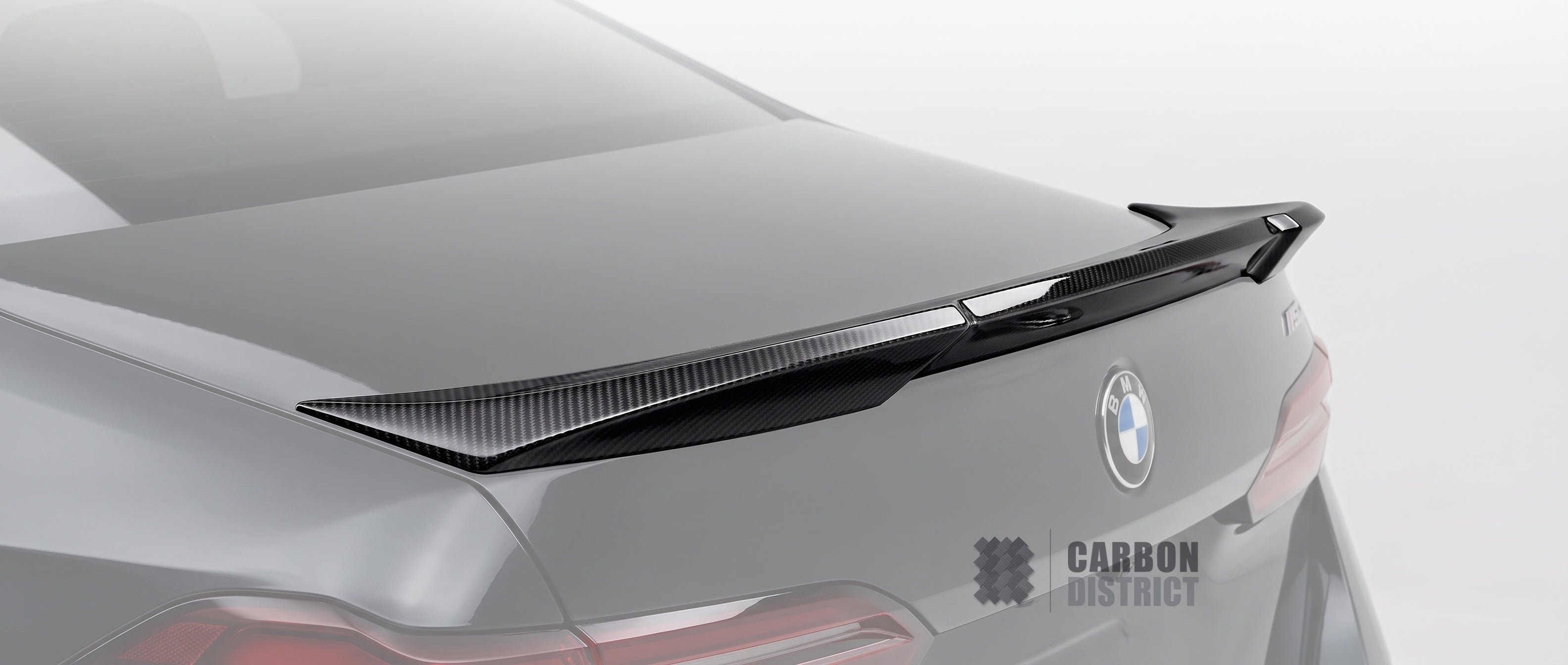 BMW 5 Series (G60) carbon fibre spoiler (Boot Lid) — 3K twill gloss finish