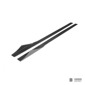 BMW 5 Series/i5 (G60) dry carbon fibre front canards — fits 2024+