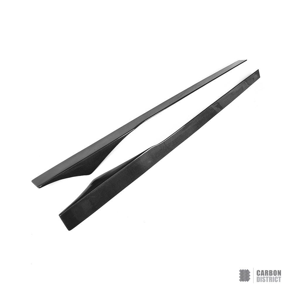 BMW 5 Series/i5 (G60) dry carbon fibre front canards — view 4
