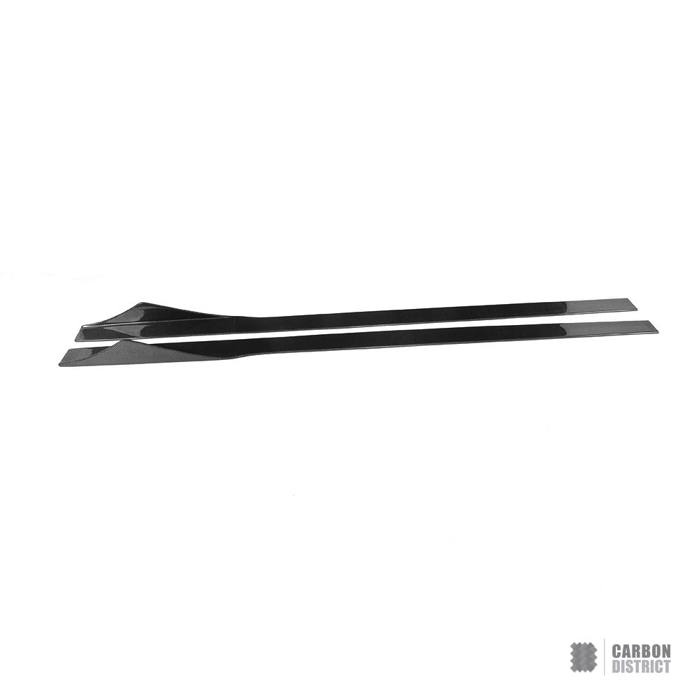 BMW 5 Series/i5 (G60) dry carbon fibre front canards — view 5