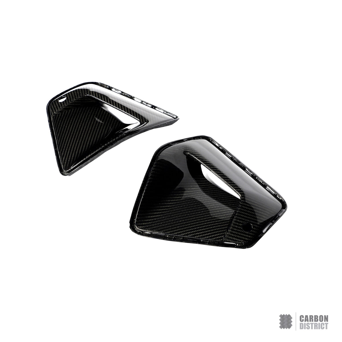 BMW 5 Series/i5 (G60) dry carbon fibre front canards