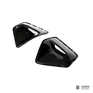 BMW 5 Series/i5 (G60) dry carbon fibre front canards
