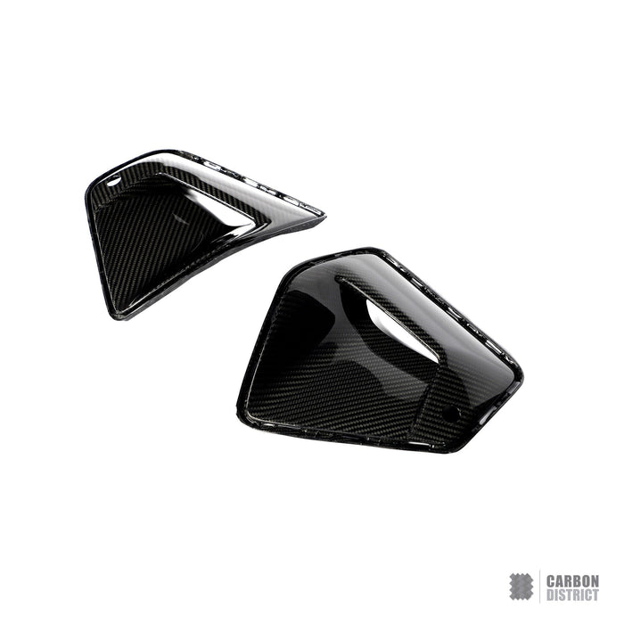 BMW 5 Series/i5 (G60) Dry Carbon Fibre Front Canards