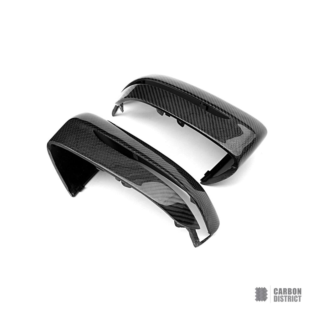 BMW 5/7 Series (G30/G11/G12) carbon fibre mirror caps (V1) — fits 2016-2023