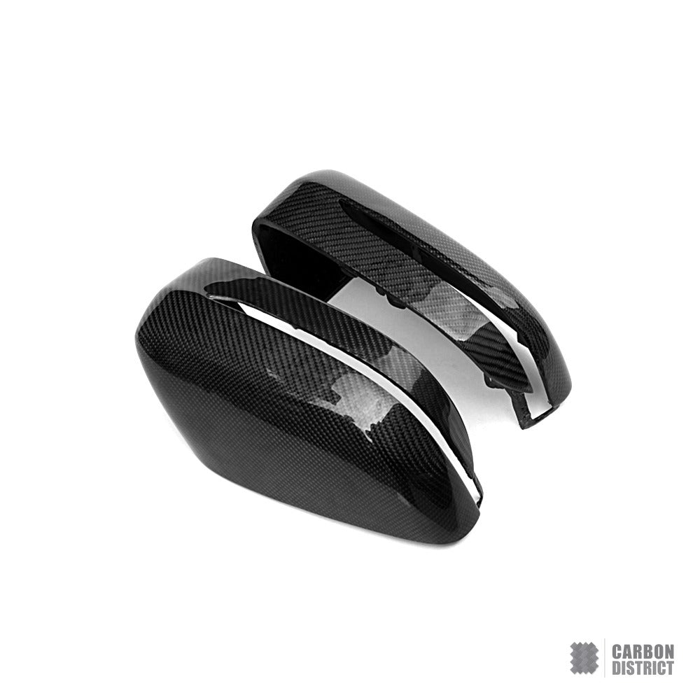 BMW 5/7 Series (G30/G11/G12) carbon fibre mirror caps (V1) — view 4