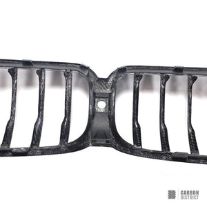 BMW 8 Series (G14/G15/G16) dry carbon fibre grille — view 8