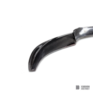 BMW 5 Series (E60) carbon fibre front lip — made to order in genuine carbon fibre