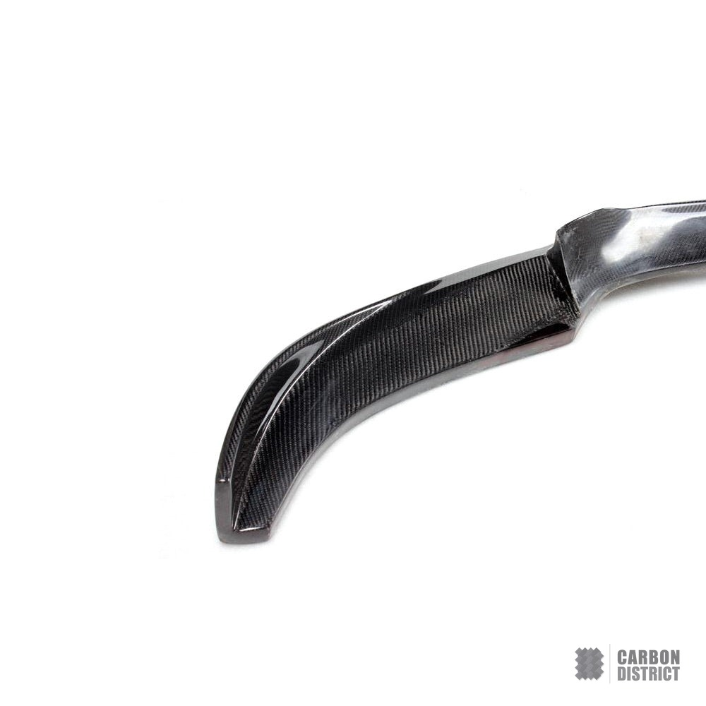 BMW 5 Series (E60) carbon fibre front lip — made to order in genuine carbon fibre