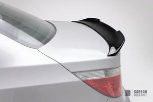BMW 5 Series (E60) carbon fibre spoiler — made to order in genuine carbon fibre