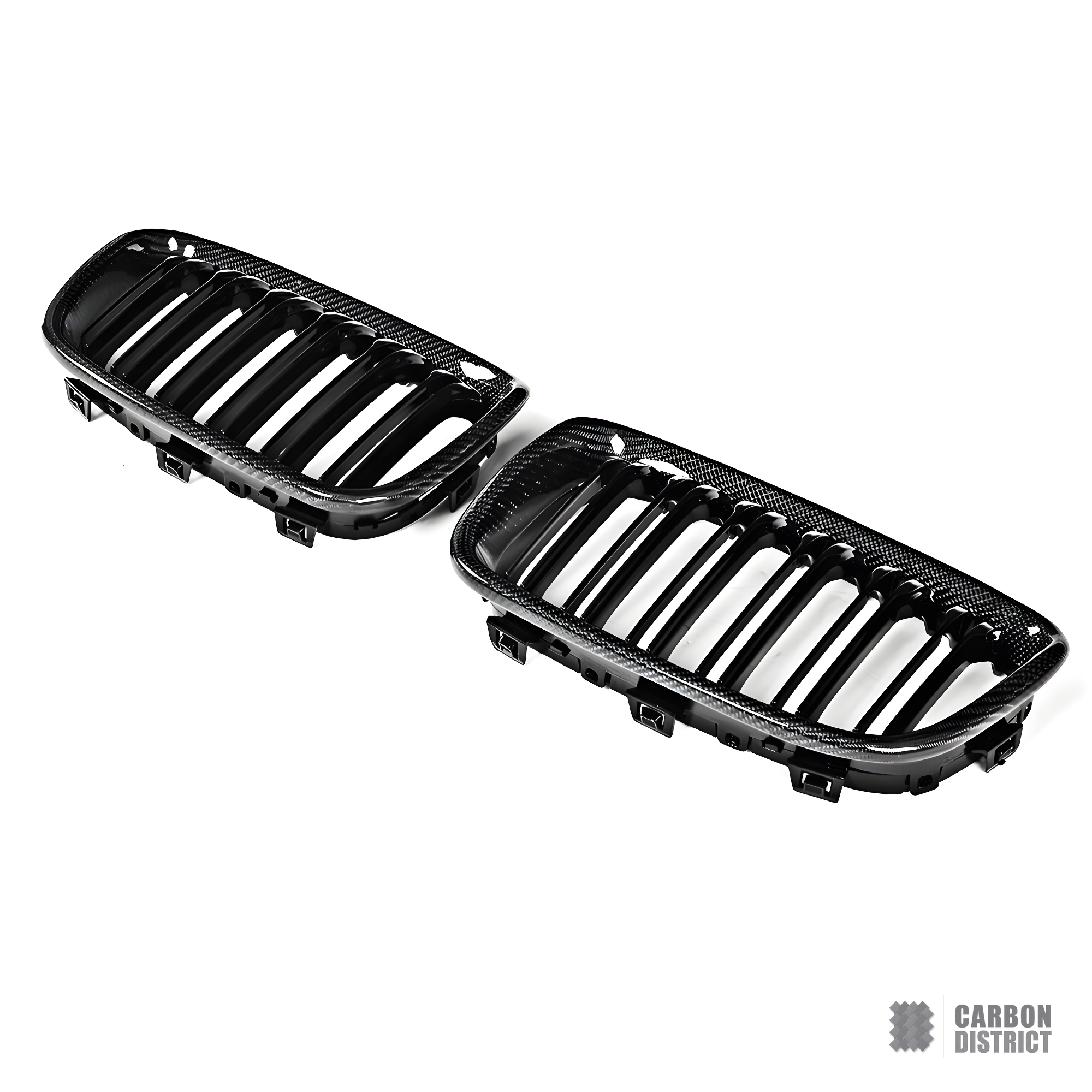BMW 1 Series (F20) carbon fibre kidney grille — fits 2011-2019