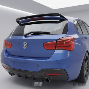 BMW 1 Series (F20) carbon fibre rear diffuser — full product view