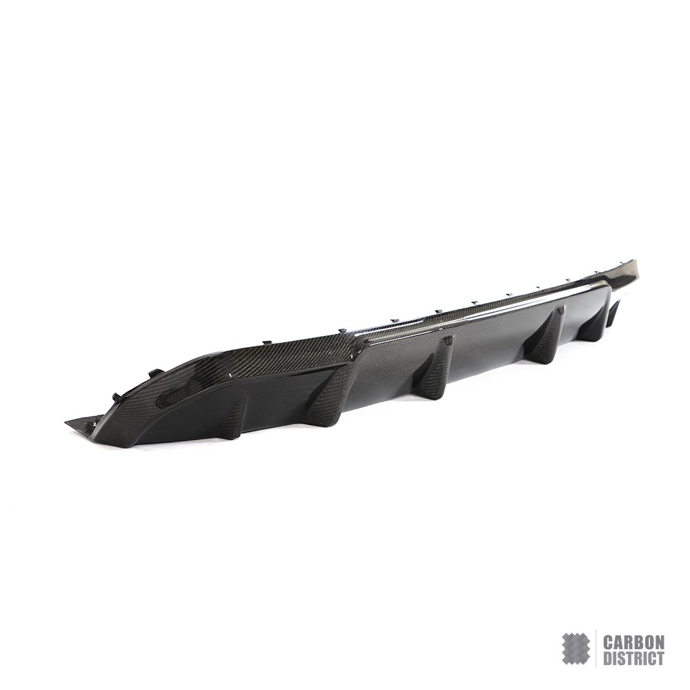 BMW i4 (G26) carbon fibre rear diffuser — fits 2021+