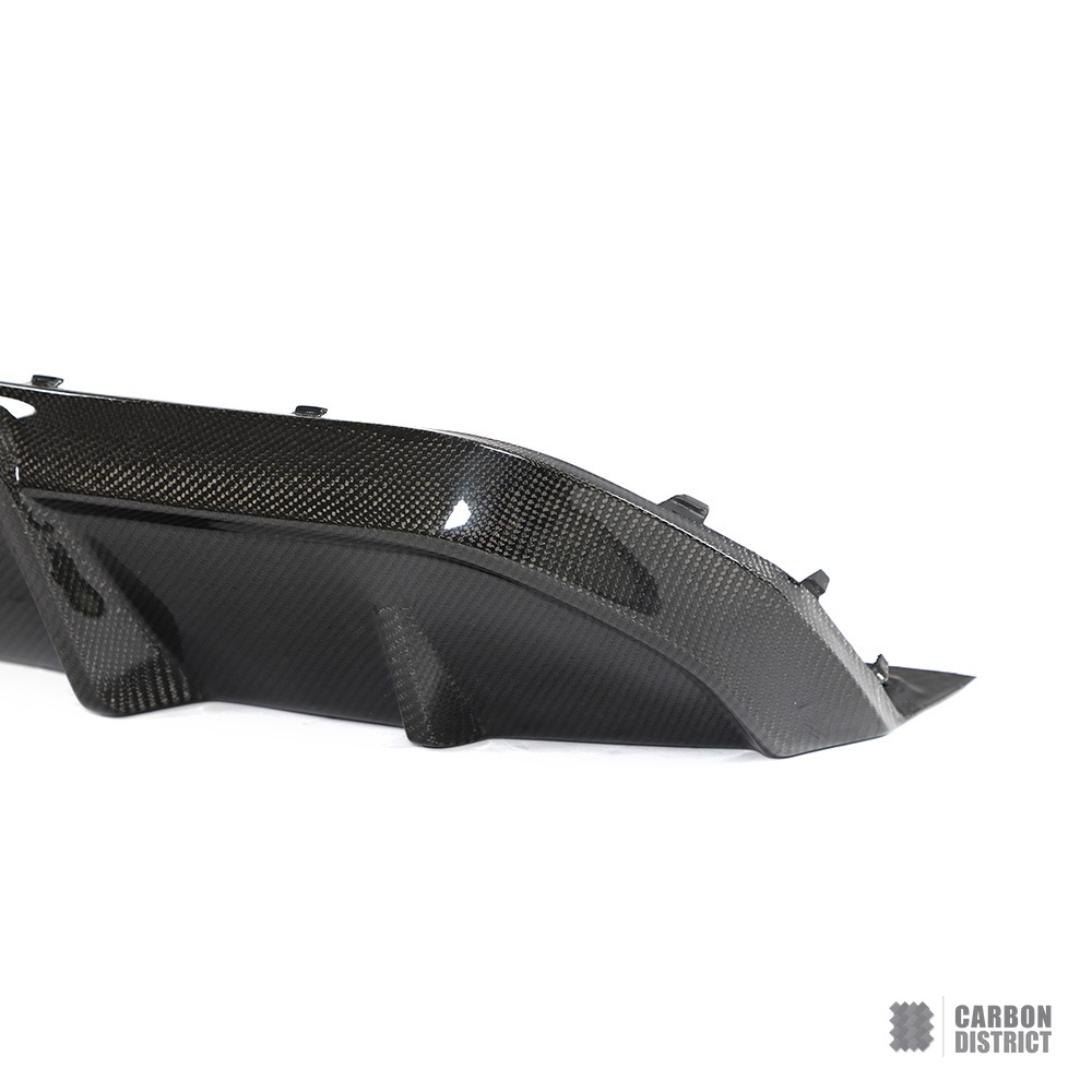 BMW i4 (G26) carbon fibre rear diffuser — made to order in genuine carbon fibre