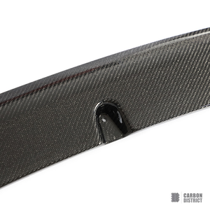 BMW i4 (G26 M tech/ I4) carbon fibre front lip — made to order in genuine carbon fibre