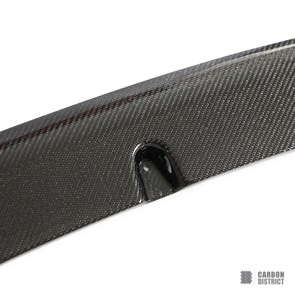 BMW i4 (G26 M tech/ I4) carbon fibre front lip — made to order in genuine carbon fibre
