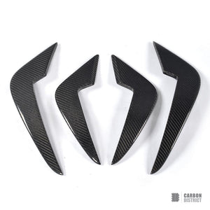 BMW M2 (F87) carbon fibre front canards — fits 2016-2018