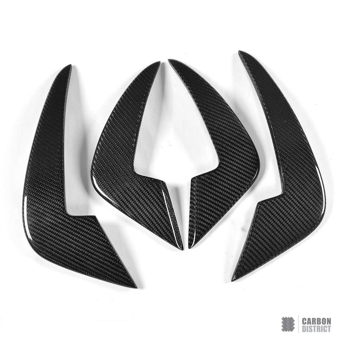 BMW M2 (F87) carbon fibre front canards — view 4