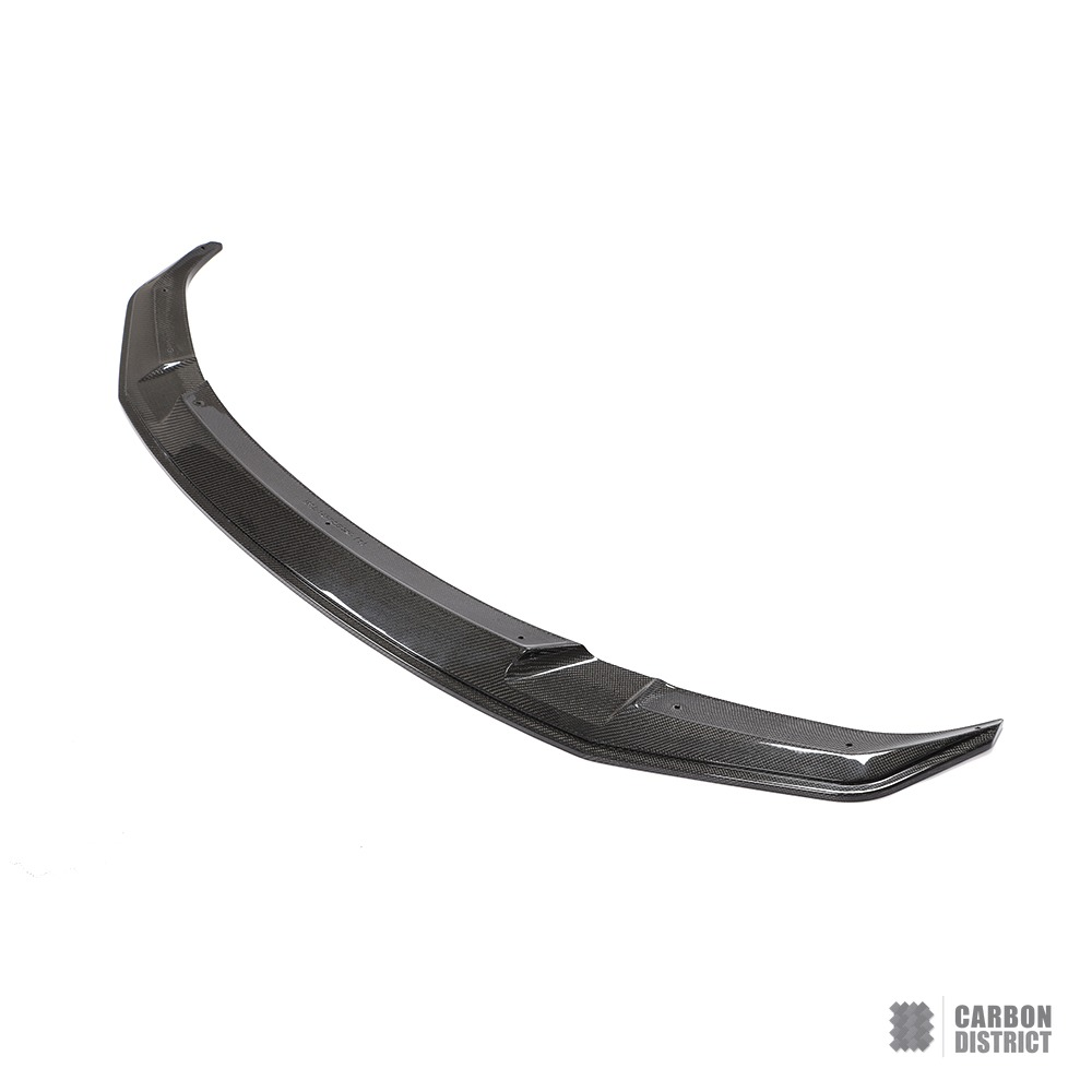 BMW M2 Competition (F87) carbon fibre front lip (GTS) — 3K twill gloss finish
