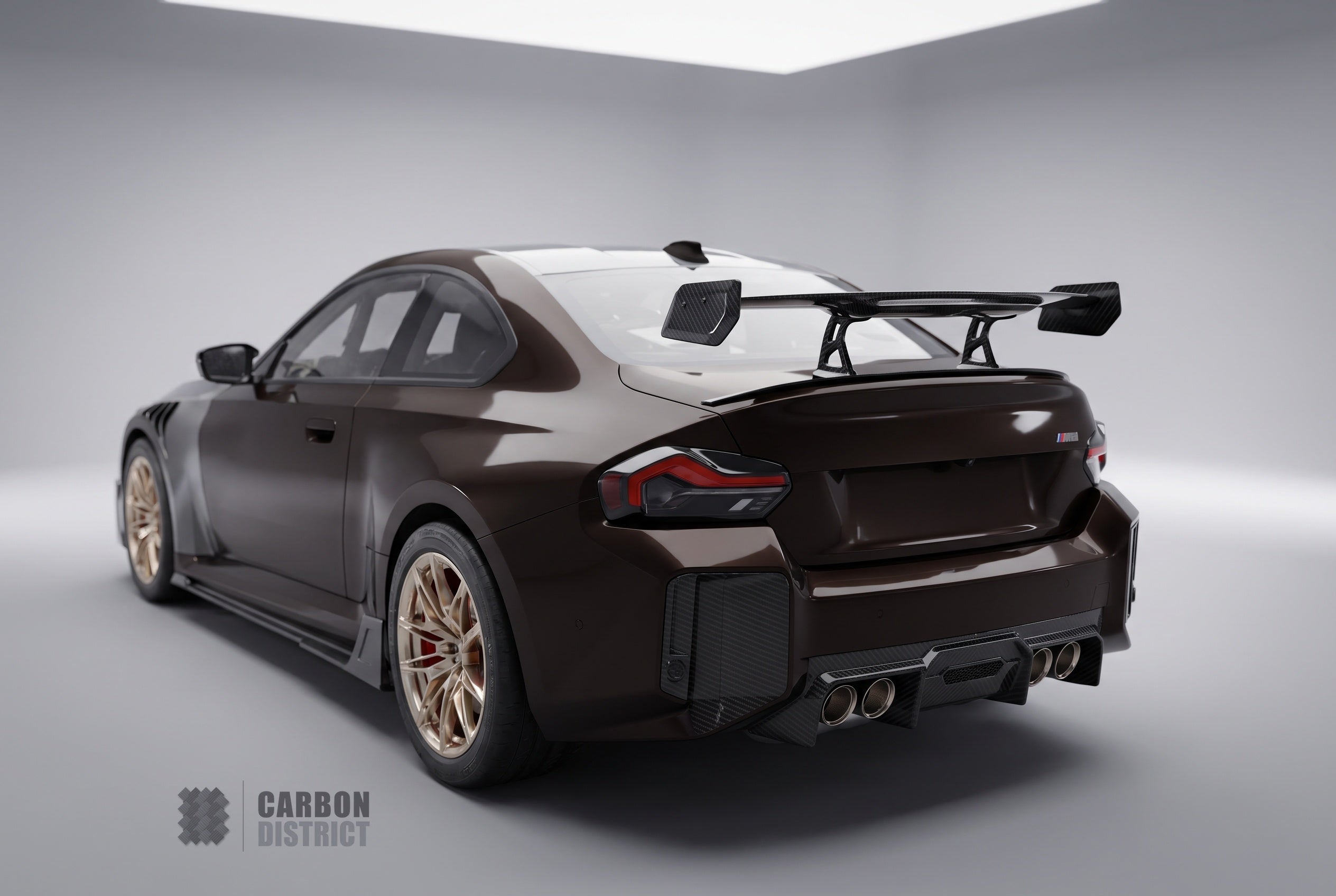 BMW M2 (G87) Dry Carbon Fibre Spoiler (High Wing)