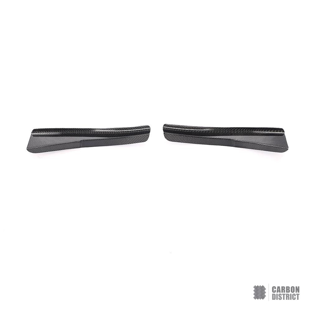 BMW M3 (E92/E93) carbon fibre front canards — made to order in genuine carbon fibre