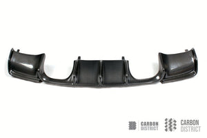 BMW M3 (E92/E93) carbon fibre rear diffuser — 3K twill gloss finish