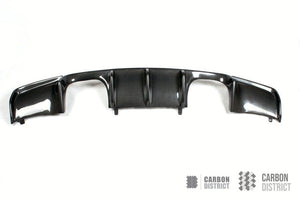 BMW M3 (E92/E93) carbon fibre rear diffuser — UV-stable gloss finish detail