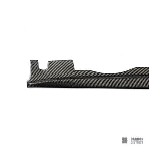 BMW 3 Series/M3 (E92/E93) carbon fibre side skirts — UV-stable gloss finish