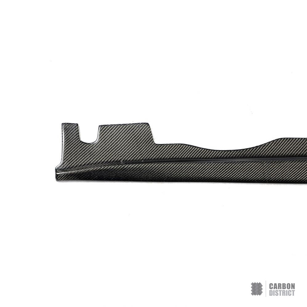 BMW 3 Series/M3 (E92/E93) carbon fibre side skirts — UV-stable gloss finish