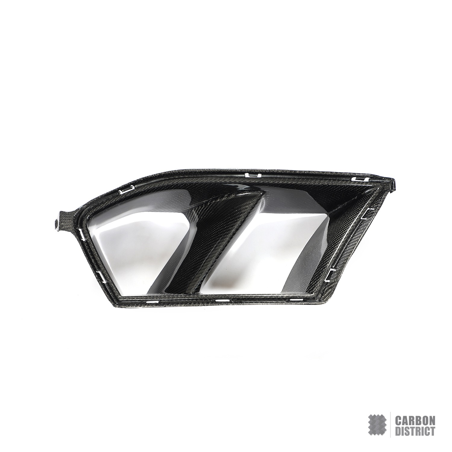 BMW M3 (G80) carbon fibre front bumper inserts — fits 2021+